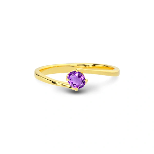 Amethyst Gold Ring R8