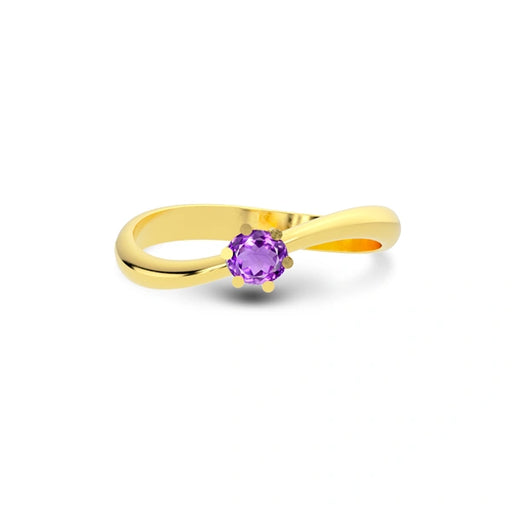 Amethyst Gold Ring R17