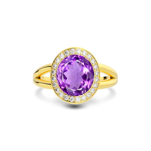 Amethyst Gold Ring R21