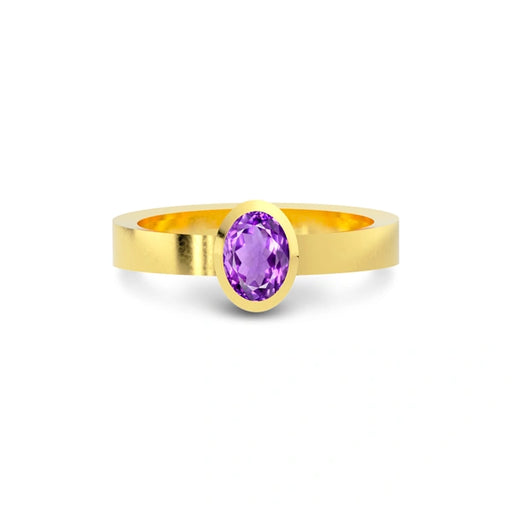 Amethyst Gold Ring R23