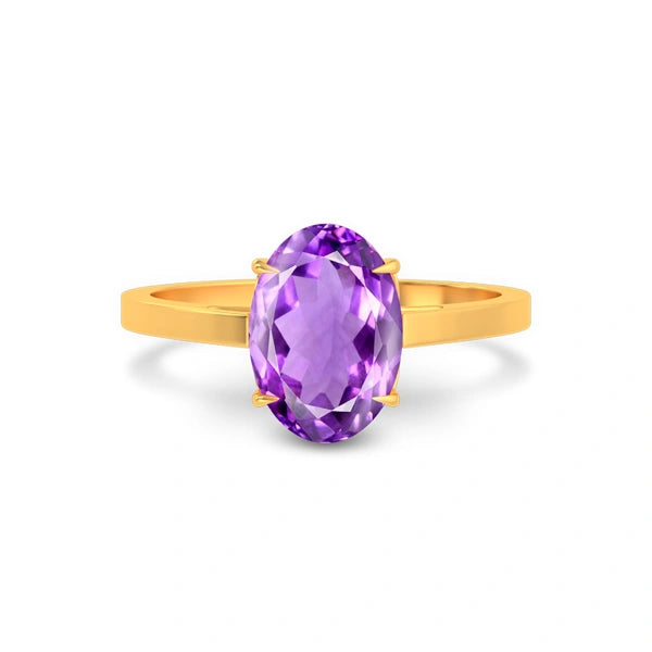 Amethyst Gold Ring R49