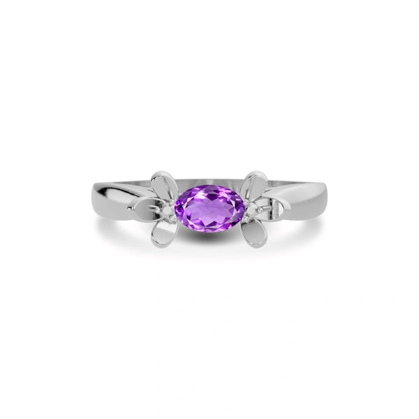 Amethyst Sterling Silver Ring R12