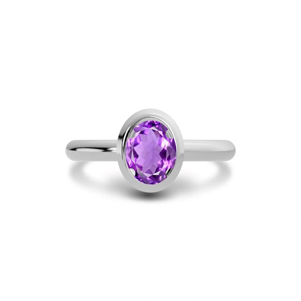 Amethyst Sterling Silver Ring R14