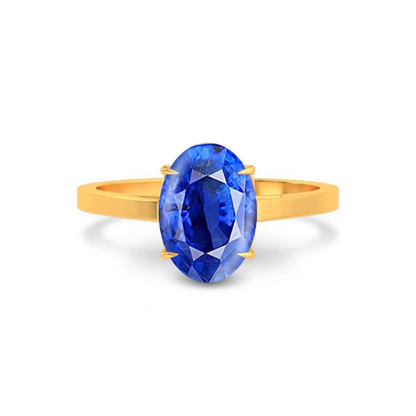 Blue Sapphire Gold Ring R49