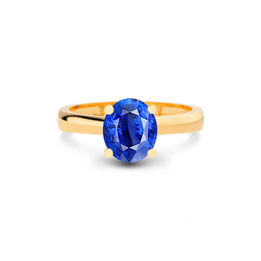 Blue Sapphire Panchdhatu Ring R7