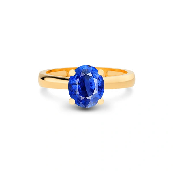 Blue Sapphire Panchdhatu Ring R7