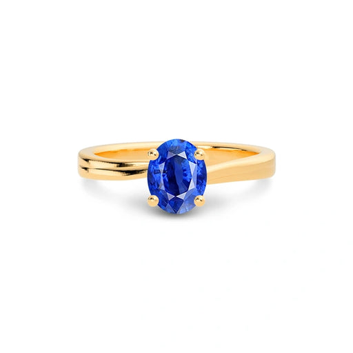 Blue Sapphire Panchdhatu Ring R16