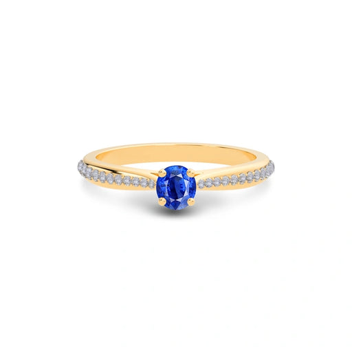 Blue Sapphire Panchdhatu Ring R25