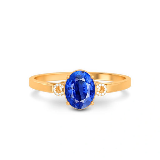 Blue Sapphire Panchdhatu Ring R38