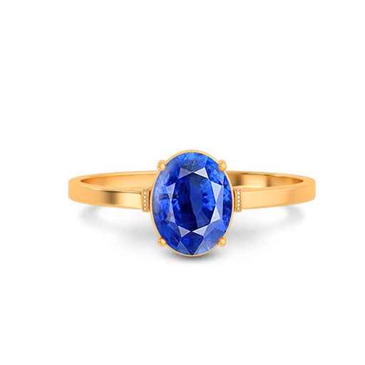 Blue Sapphire Panchdhatu Ring R41