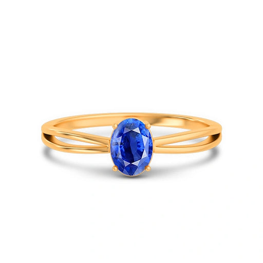 Blue Sapphire Panchdhatu Ring R43
