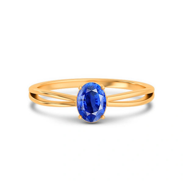 Blue Sapphire Panchdhatu Ring R43