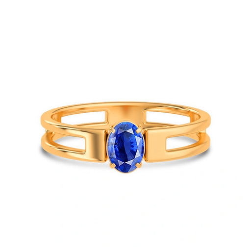 Blue Sapphire Panchdhatu Ring R45