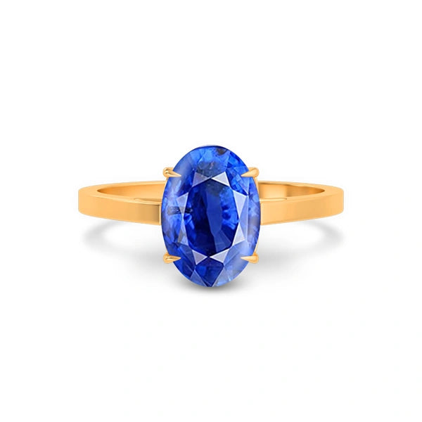 Blue Sapphire Panchdhatu Ring R49