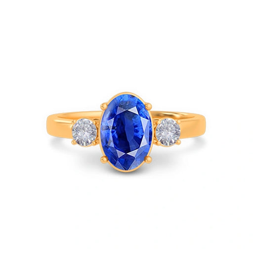 Blue Sapphire Panchdhatu Ring R51