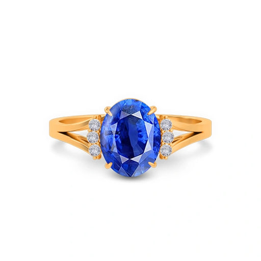 Blue Sapphire Panchdhatu Ring R52
