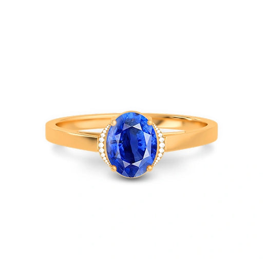 Blue Sapphire Panchdhatu Ring R54