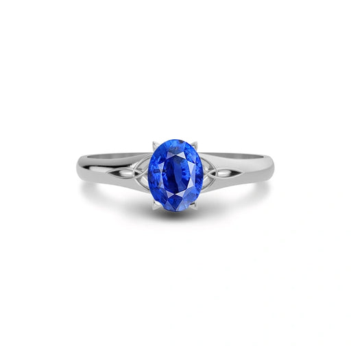 Blue Sapphire Sterling Silver Ring R6