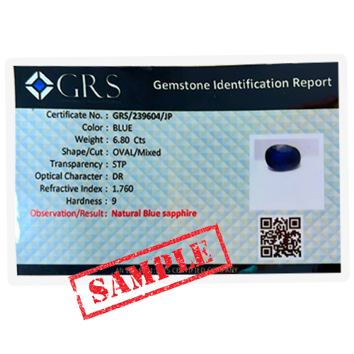 Blue Sapphire  - 5.62 carats