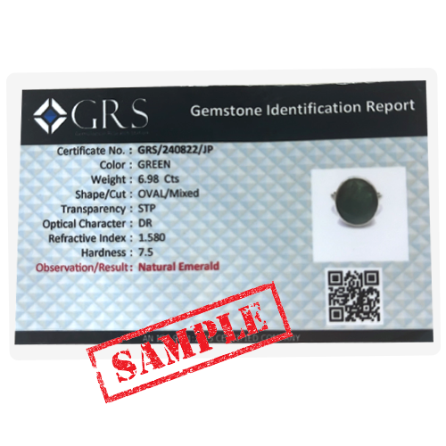 Emerald (Panna) - 4.86 carats