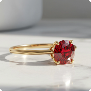 Elegance Ruby Rings