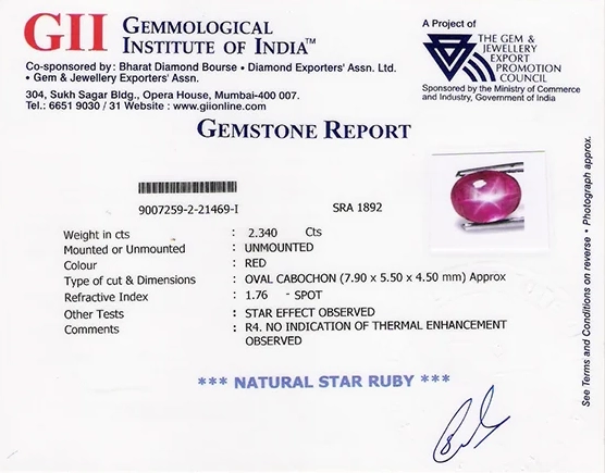 Gemmological Institute of India (GII)