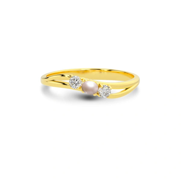 Pearl Gold Ring R1