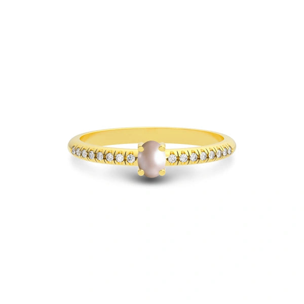 Pearl Gold Ring R4