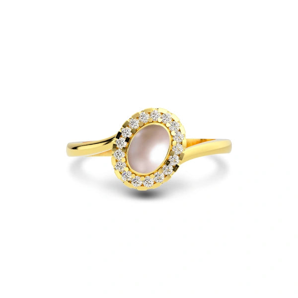 Pearl Gold Ring R5