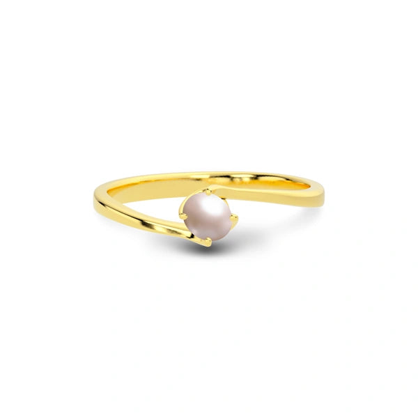 Pearl Gold Ring R8