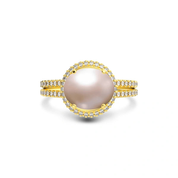 Pearl Gold Ring R11