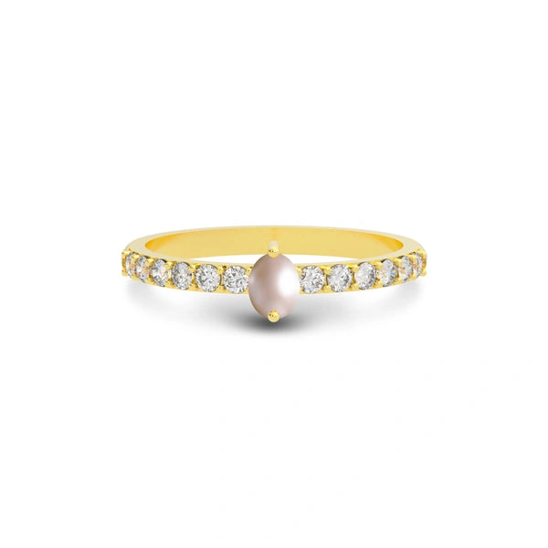 Pearl Gold Ring R20