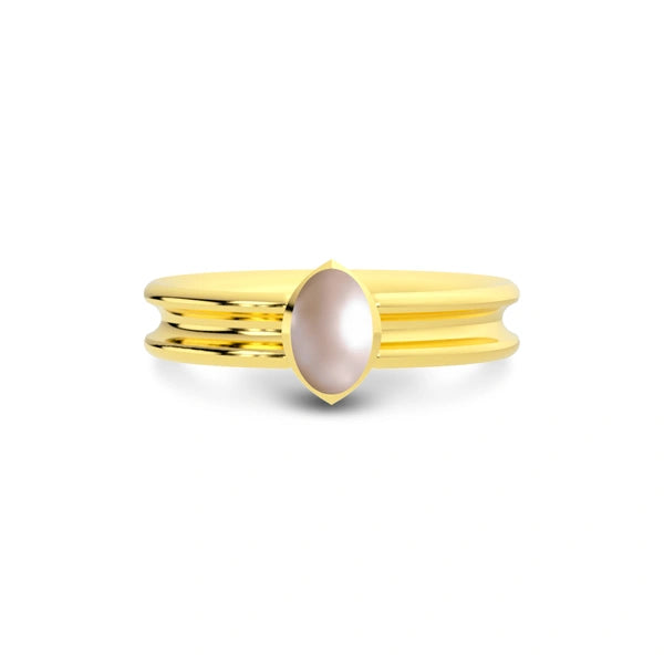 Pearl Gold Ring R24