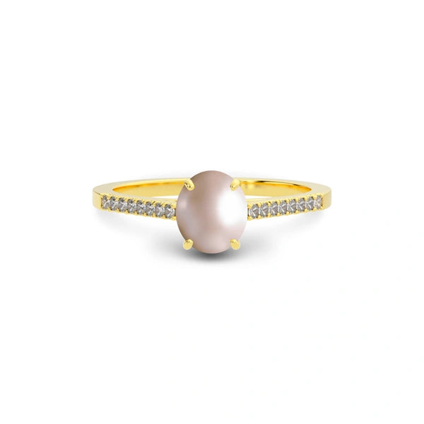Pearl Gold Ring R28