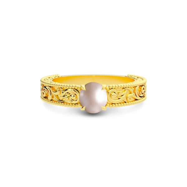 Pearl Gold Ring R33