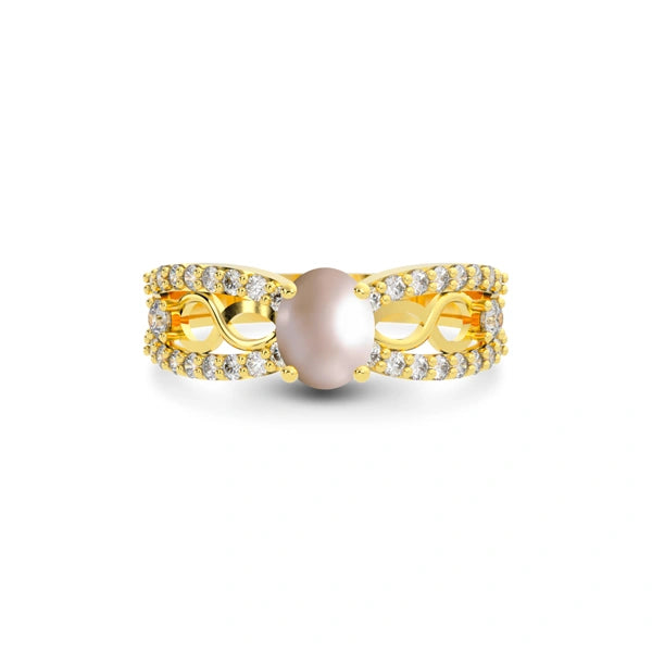 Pearl Gold Ring R34