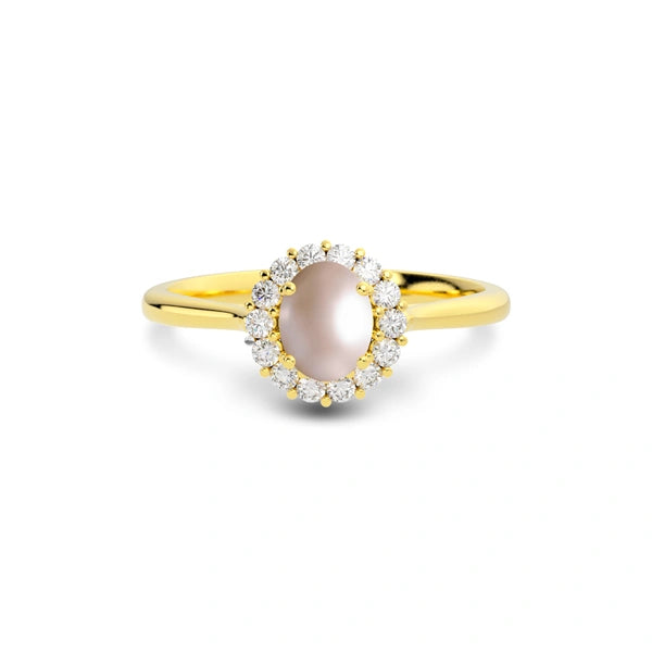 Pearl Gold Ring R35