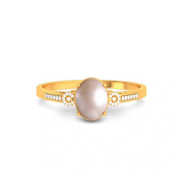 Pearl Gold Ring R37