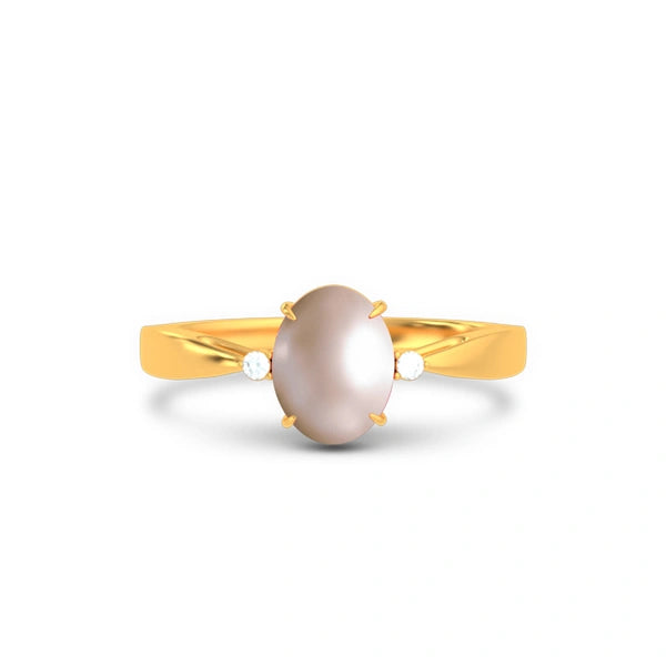 Pearl Gold Ring R42