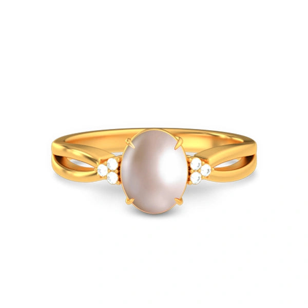 Pearl Gold Ring R46