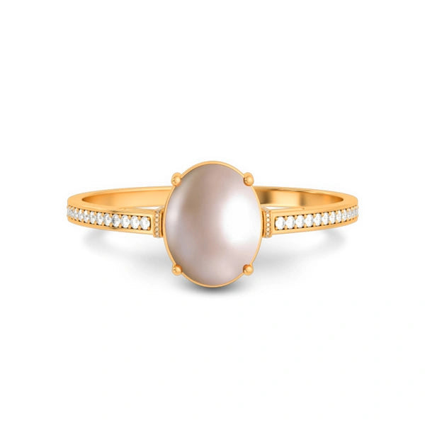 Pearl Panchdhatu Ring R50