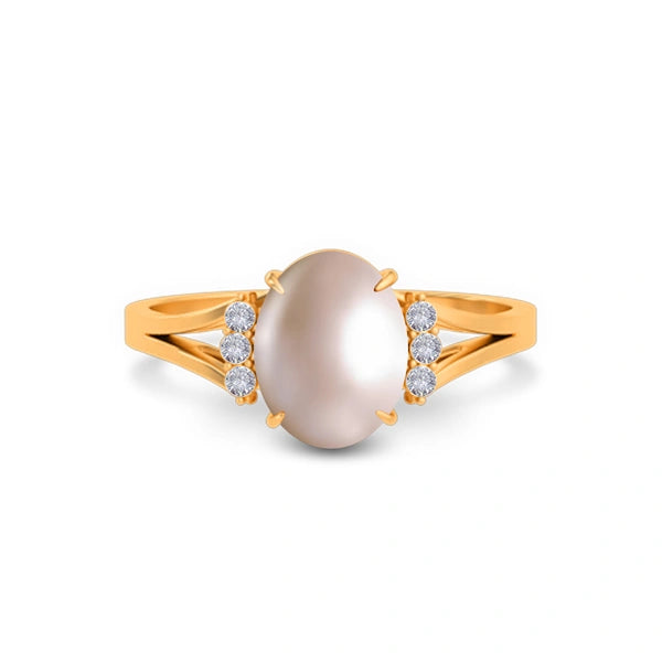 Pearl Panchdhatu Ring R52
