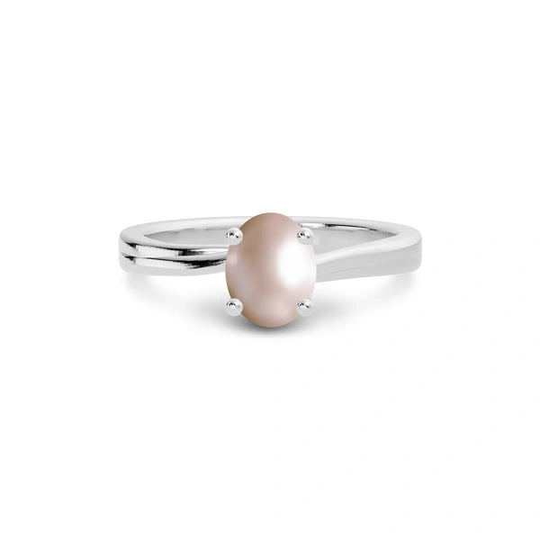 Pearl Platinum Ring R16