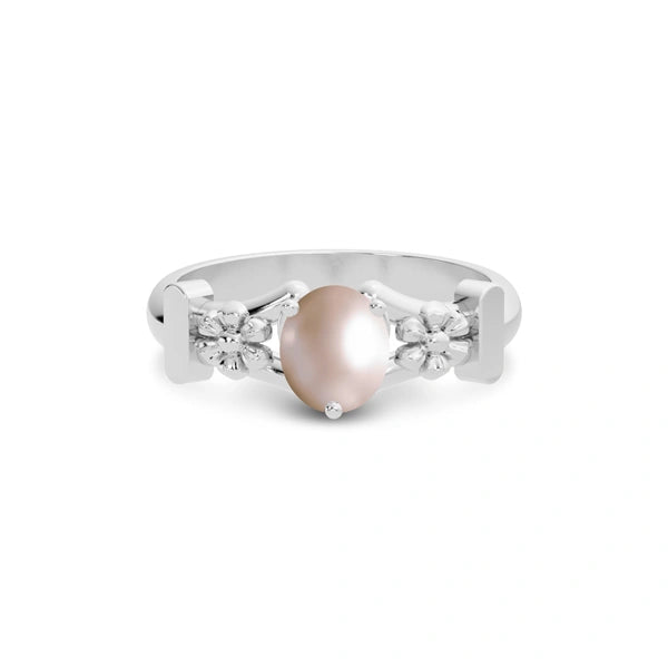 Pearl Platinum Ring R18