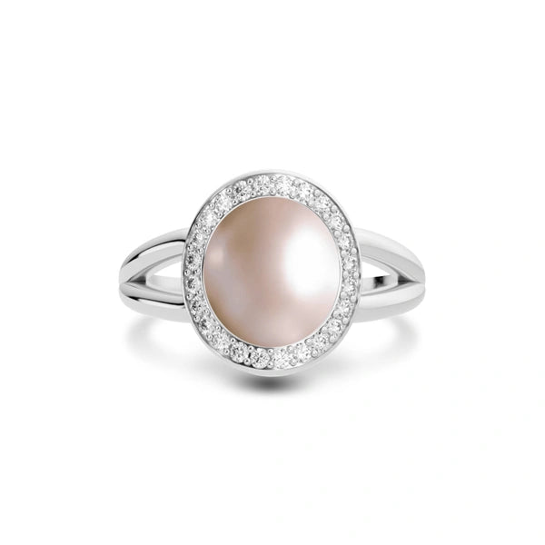 Pearl Platinum Ring R21