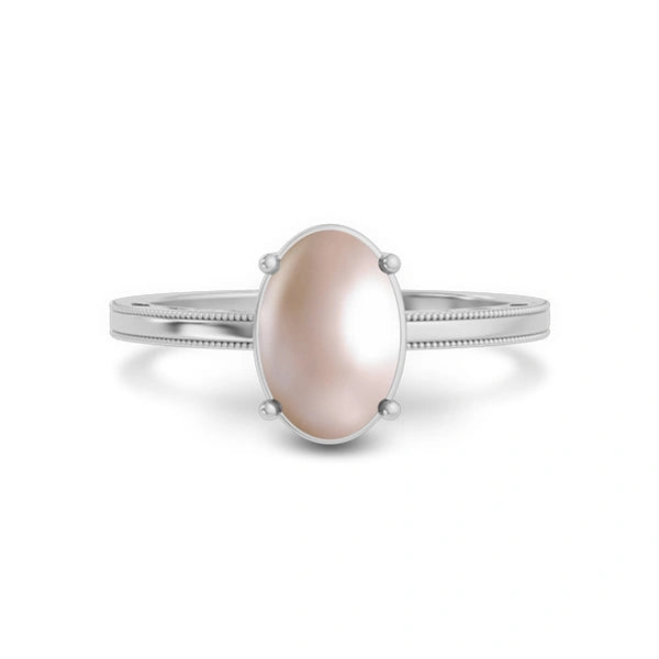 Pearl Platinum Ring R48