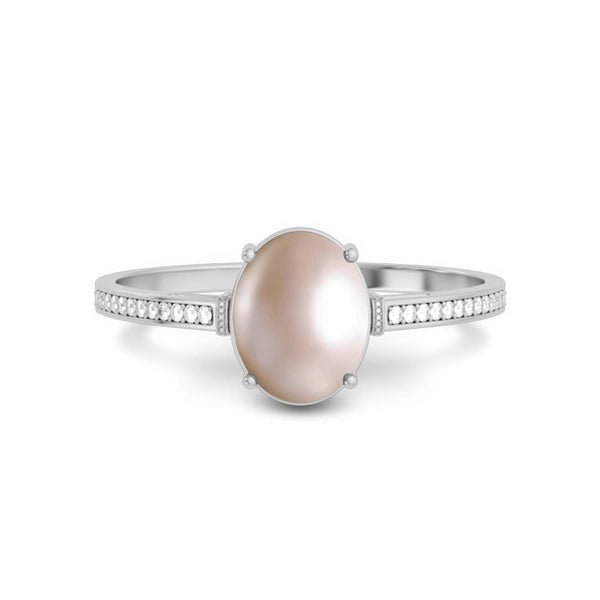 Pearl Platinum Ring R50
