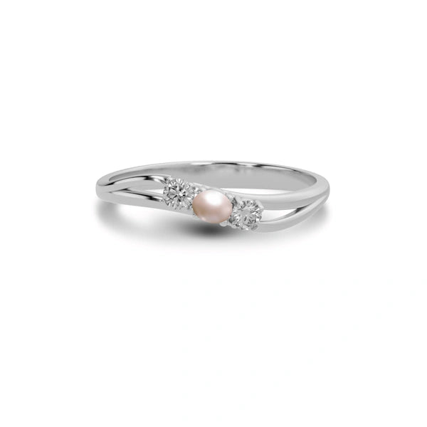 Pearl Sterling Silver Ring R1