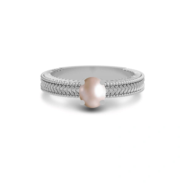 Pearl Sterling Silver Ring R3