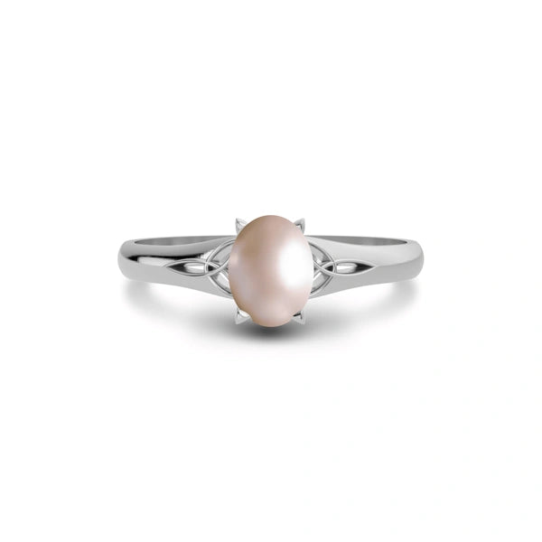 Pearl Sterling Silver Ring R6